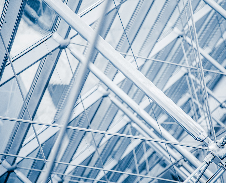 Structure métallique industrielle